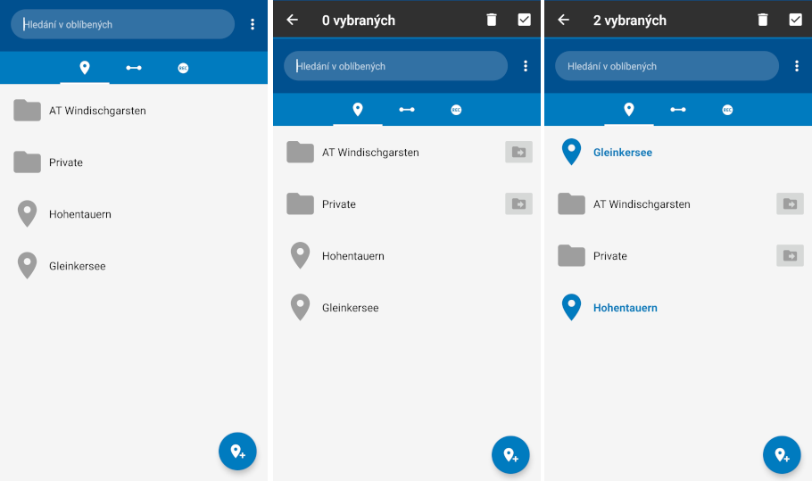 mapfactor Navigator 7 pro Android – výběr oblíbených mapfactor Navigator 7 pro Android – výběr oblíbených