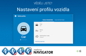 Nastavení profilu vašeho vozidla