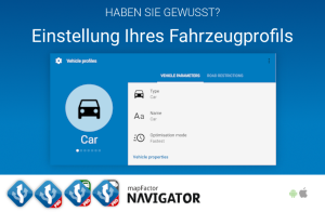 Einstellung Ihres Fahrzeugprofils
