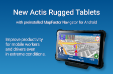 New Actis Rugged navigation devices