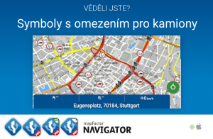 Symboly s omezeními pro kamiony