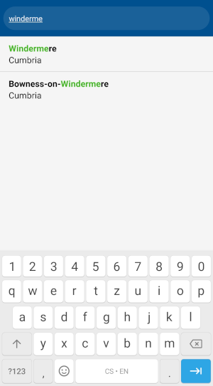 Navigator 7 for Android - POI Search by address and name