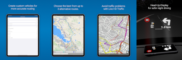further screenshots of Navigator on iPad