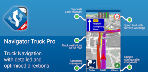 Navigator Truck Pro (Android) - the new navigation app for trucks and large vehicles