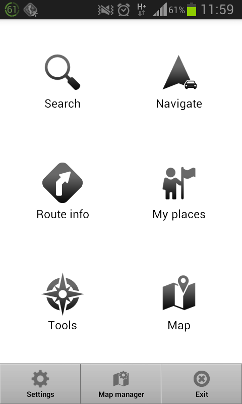 Navigator Menu