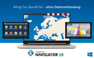 Navigator 19 - genauere und zuverlässigere GPS-Navigation mit den neuesten Karten
