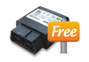 OBDII gps tracker label FREE w300