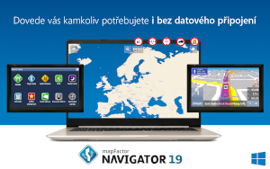 Navigator 19 - přesnější a spolehlivější navigace s nejnovějšími mapami