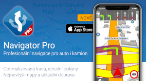 MapFactor Navigator PRO (iOS) - nová profesionální navigační aplikace pro osobní i nákladní vozidla