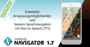 MapFactor Navigator 1.7 für iOS enthält jetzt TTS und erweiterte Anpassungsmöglichkeiten