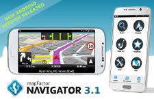 MapFactor Navigator 3.1 - una nueva interfaz de usuario y mucho más