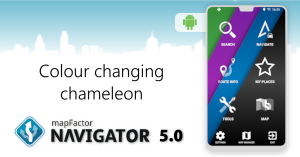 MapFactor Navigator 5.0 - a colour changing chameleon