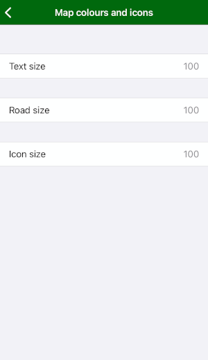 mapFactor Navigator 3.1 iOS - Map scale customisation
