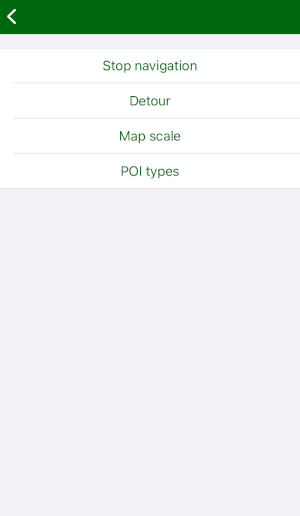 mapFactor Navigator 3.1 iOS - Quick actions during Navigation