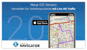 Vermeiden Sie Verkehrsprobleme mit MapFactor Navigator 2.0 für iOS