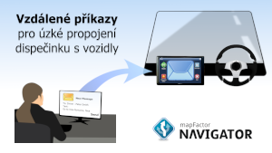 MapFactor Navigator – komunikujte s vozidlem pomocí vzdálených příkazů