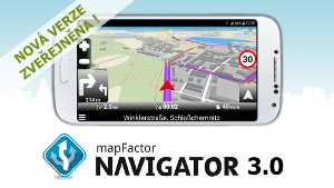 MapFactor Navigator 3.0 pro Android nyní s aktuálními dopravními informacemi