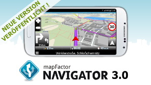MapFactor Navigator 3.0 für Android bietet jetzt aktuelle Verkehrsinformationen