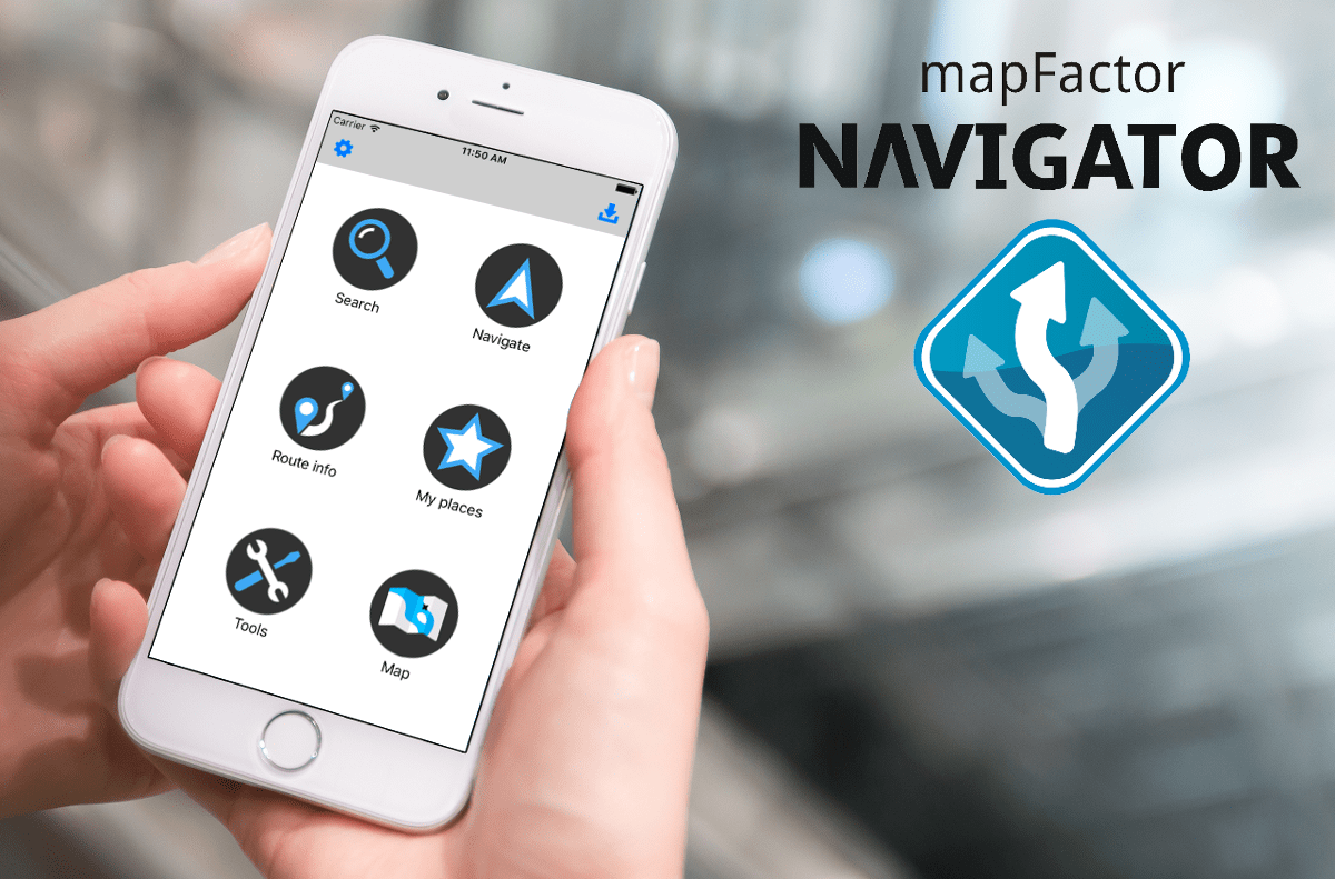 MapFactor Navigator for iPhones