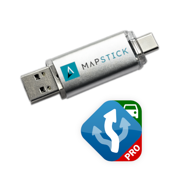 MapStick Car Mapy Evropy 64 GB
