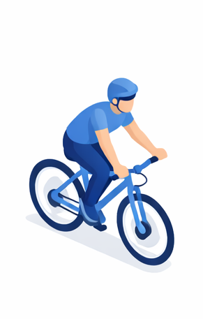 cyclist icon